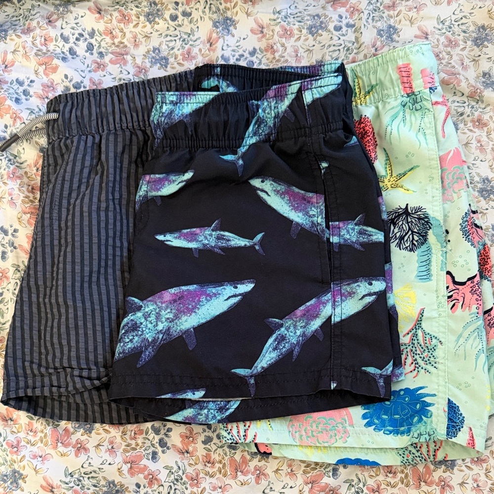 Boys Swim Trunk Bundle size M Art Class and Cat and Jack